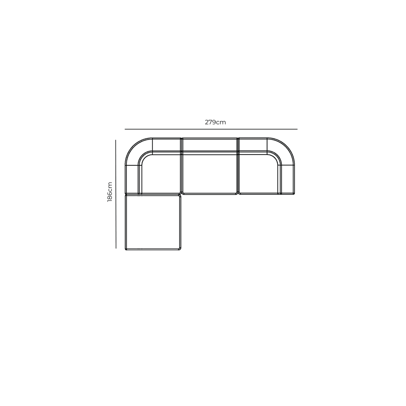 Stretch 4 Seater Chaise Sofa - Fossil Eucalyptus gallery detail image