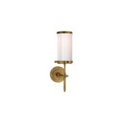 Thomas Obrien Bryant Bath Sconce With White Glass gallery detail image