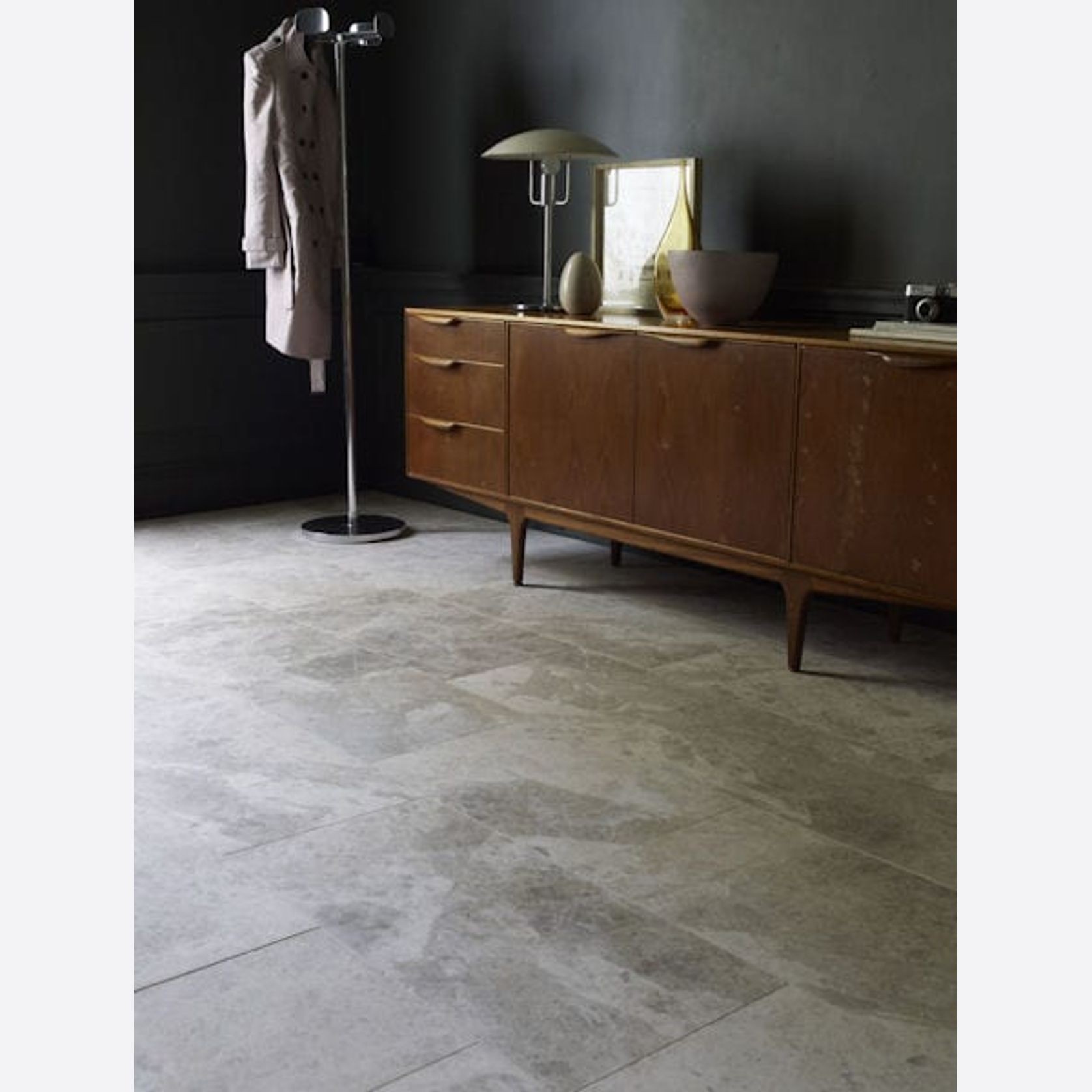 Tundra Grey Honed Limestone Tiles gallery detail image