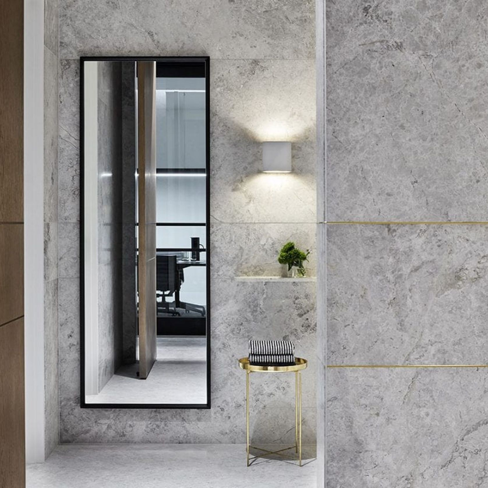 Tundra Grey Honed Limestone Tiles gallery detail image