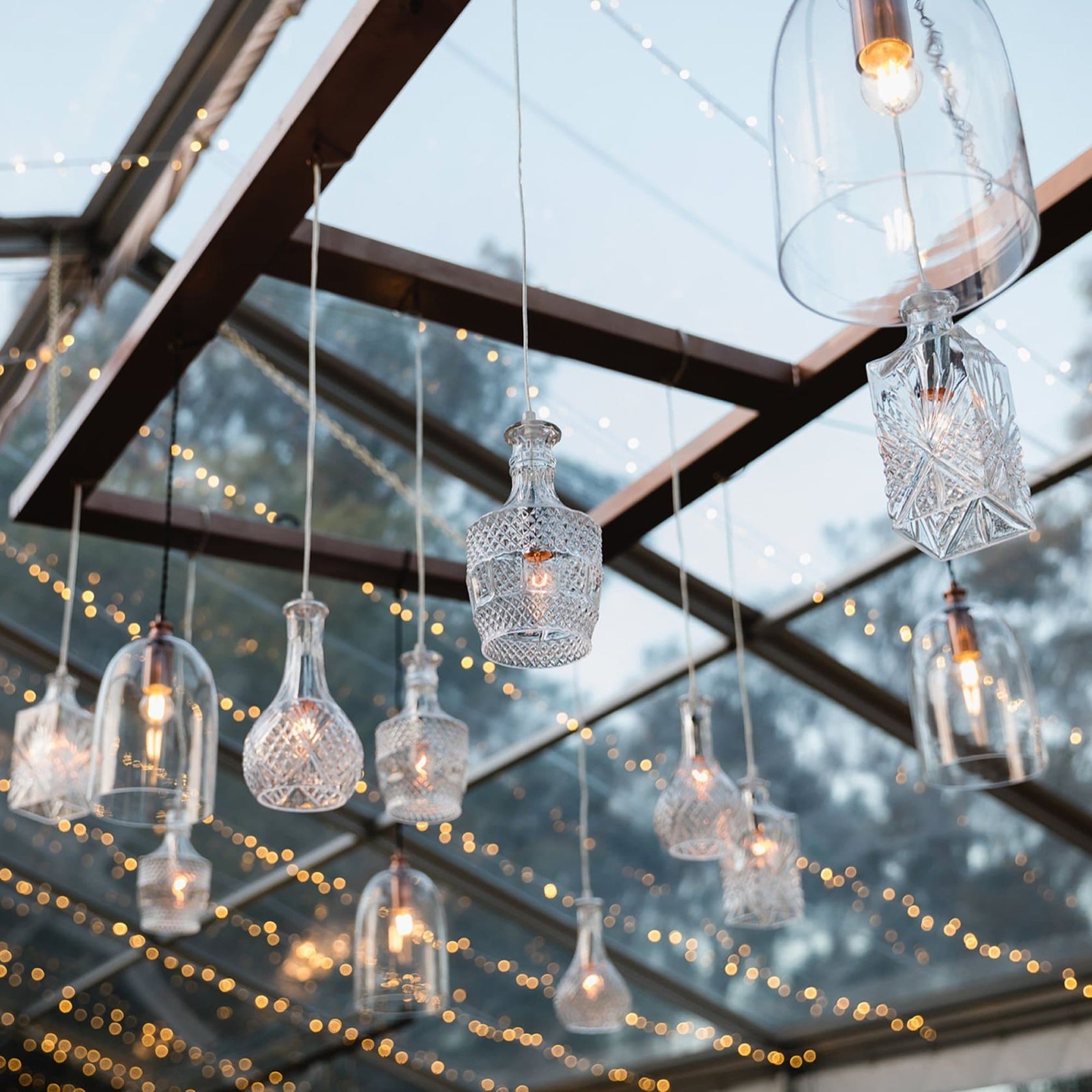 Wine Decanter Glass Pendant Light - Sherry gallery detail image