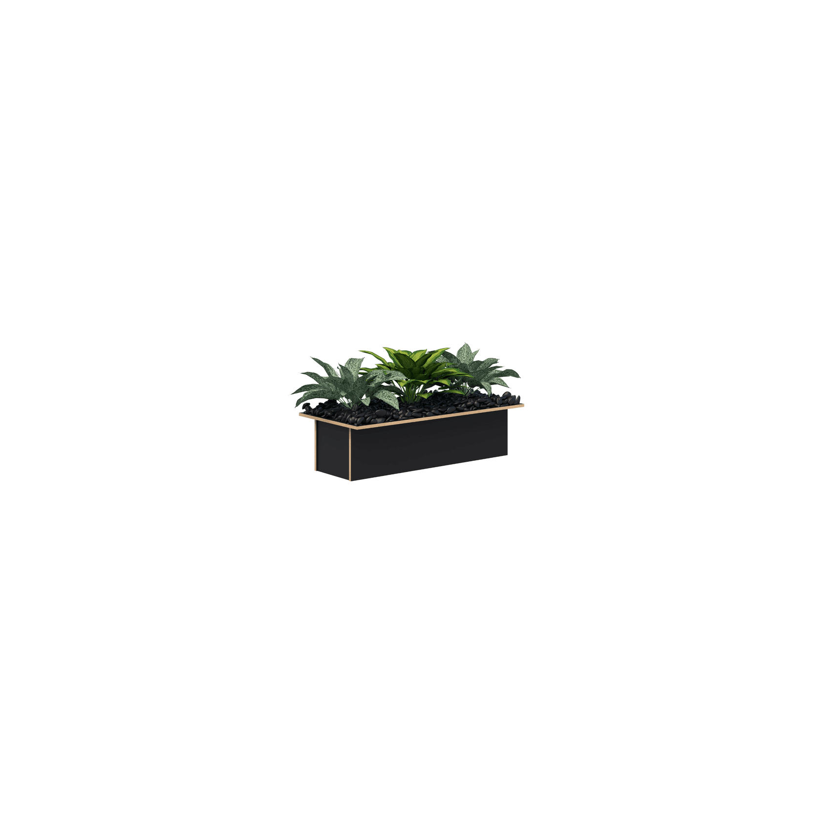 Rapid/Mascot/Block - Set of pots and artifical plants gallery detail image