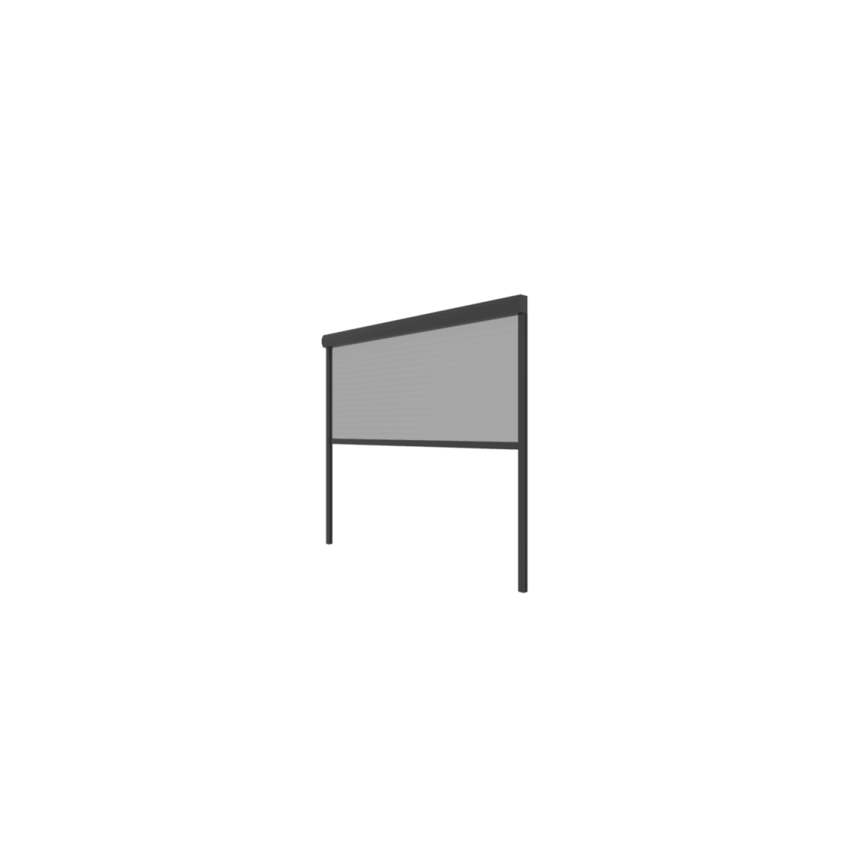 Louvred Roof Manual Curtain Blind 400 L x 250 H cm gallery detail image
