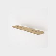 Contura II Bathroom Shelf | Brushed Brass gallery detail image