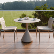 Kora Cafe Table 90cm Dia Aluminium - Outdoor gallery detail image