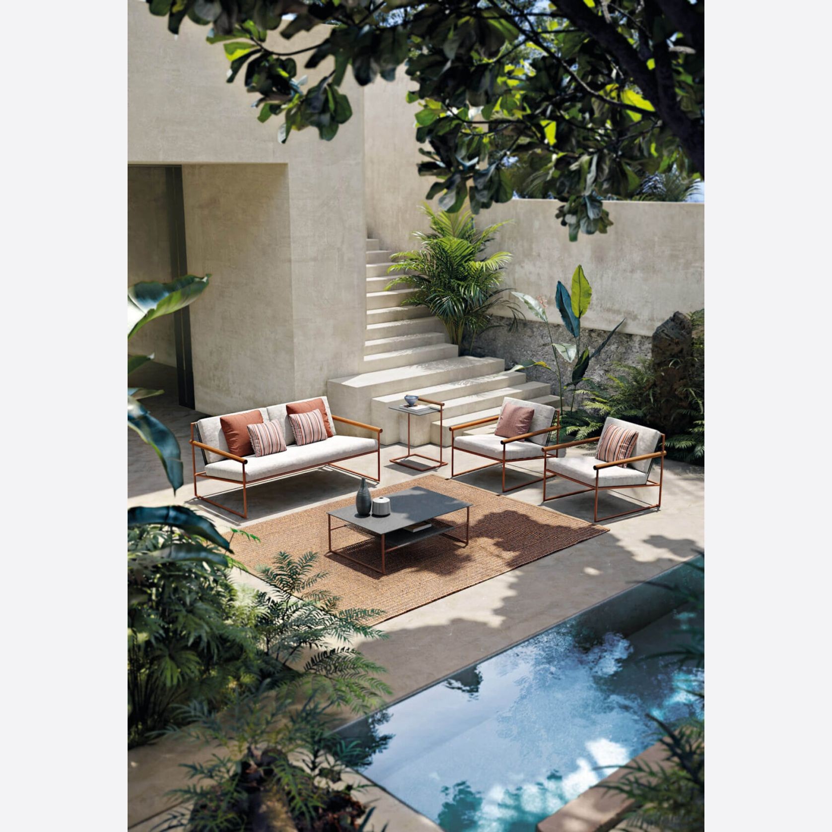 Pipe Outdoor Armchair by Atmosphera gallery detail image