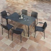 Roku Dining Table 160cm - Outdoor gallery detail image