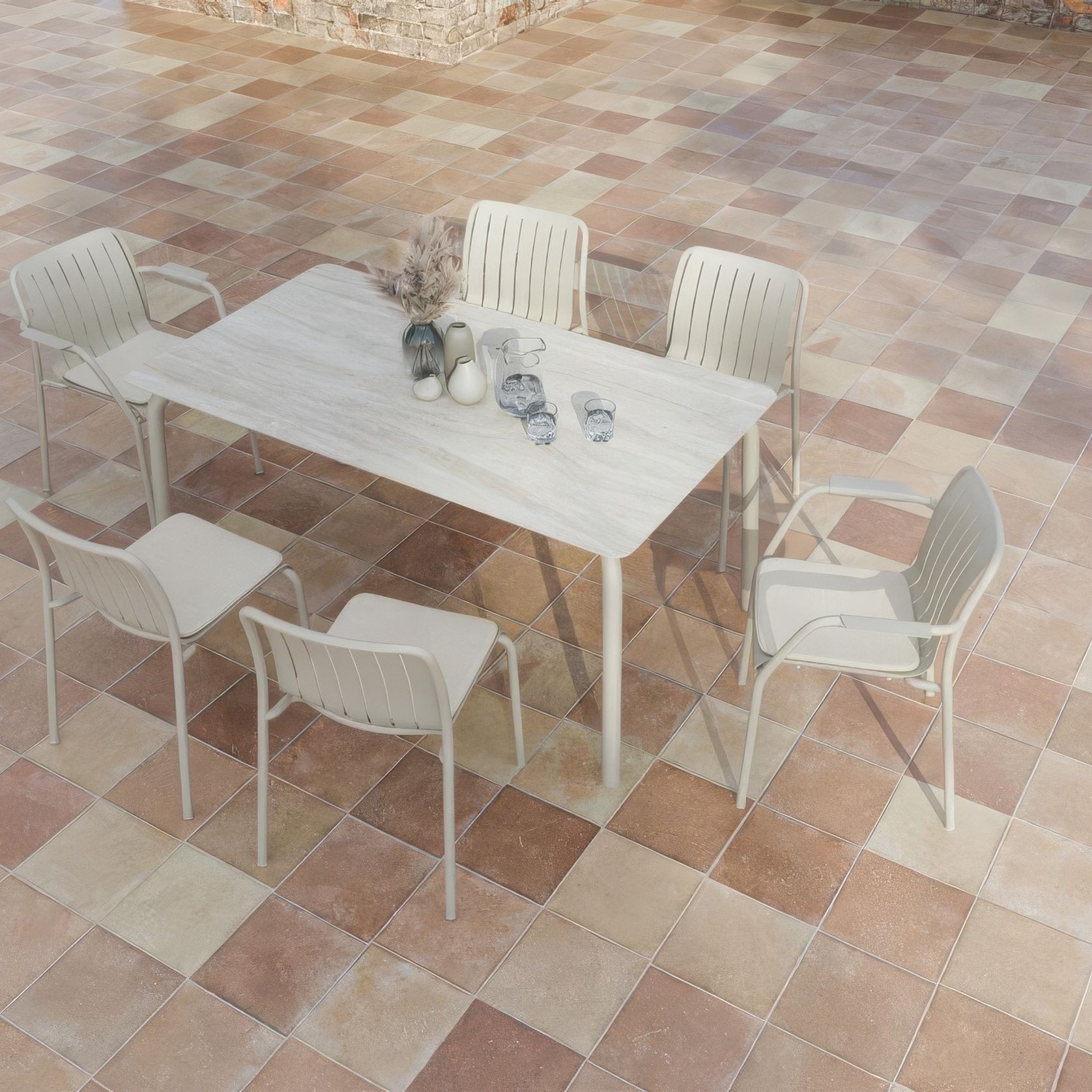 Roku Dining Table 160cm - Outdoor gallery detail image
