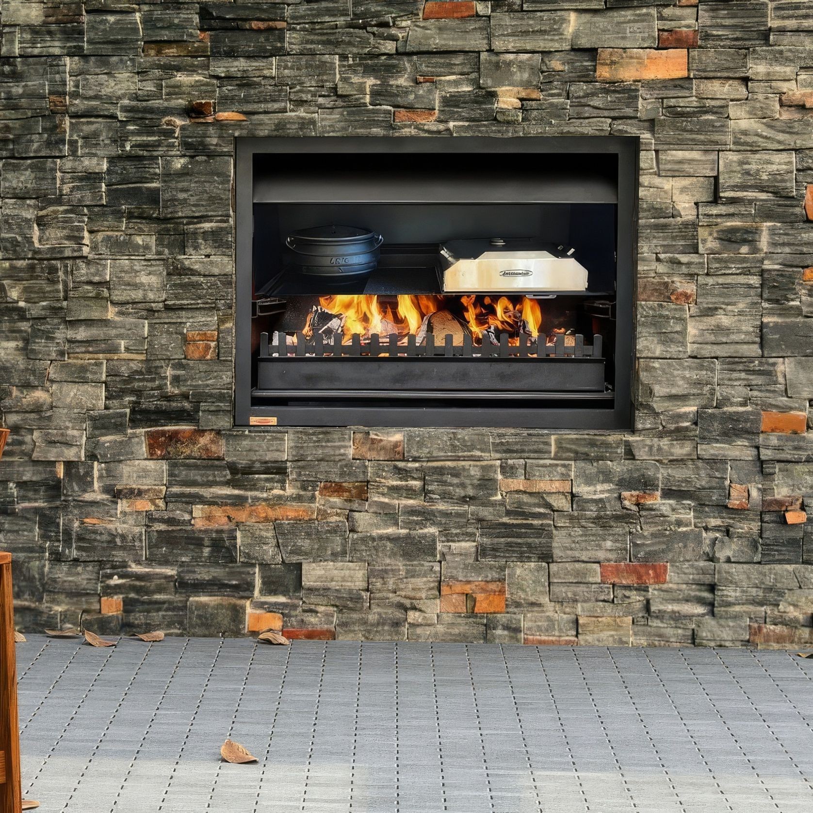Jetmaster Quadro Outdoor Wood Fire & BBQ gallery detail image