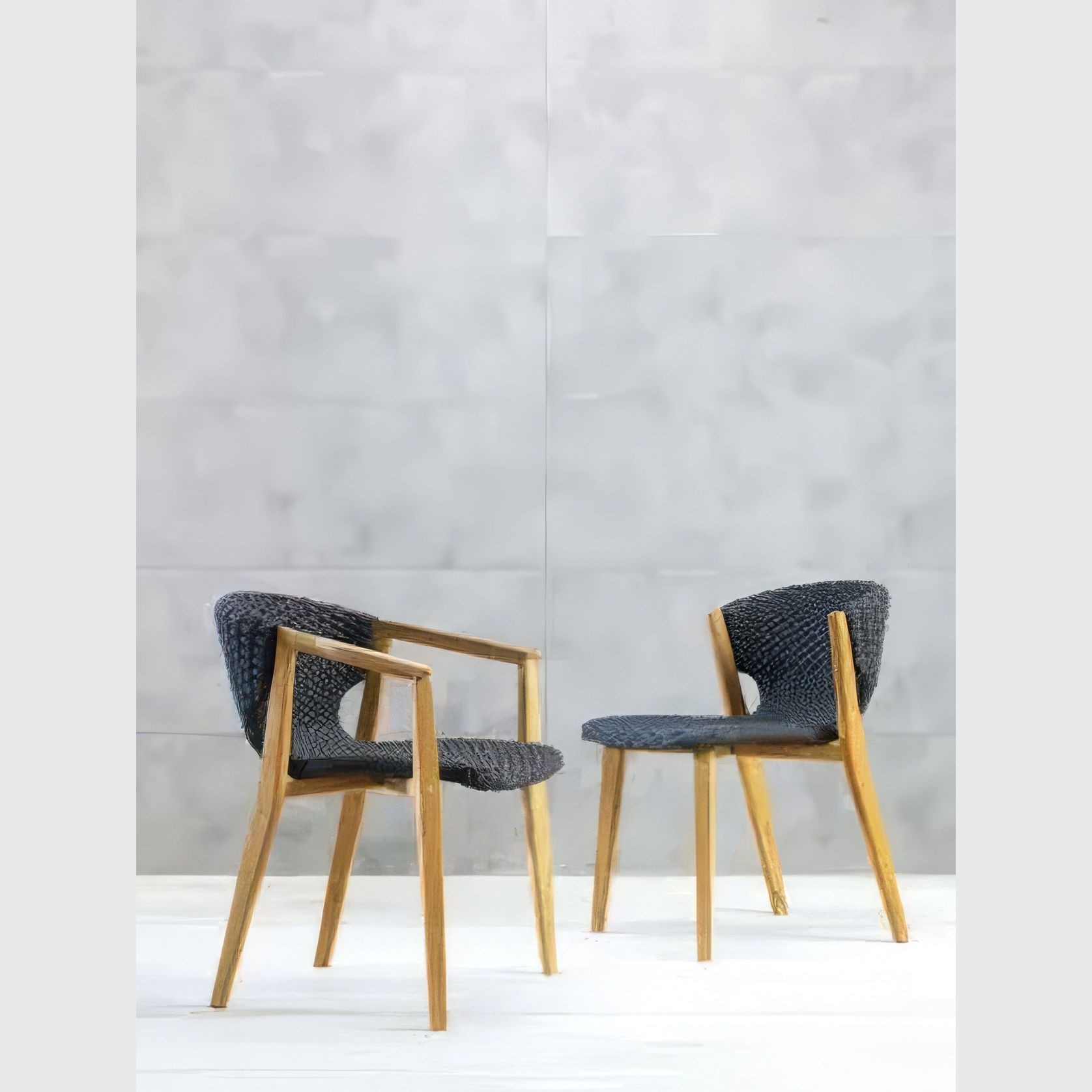ETHIMO KNIT Dining Armchair gallery detail image