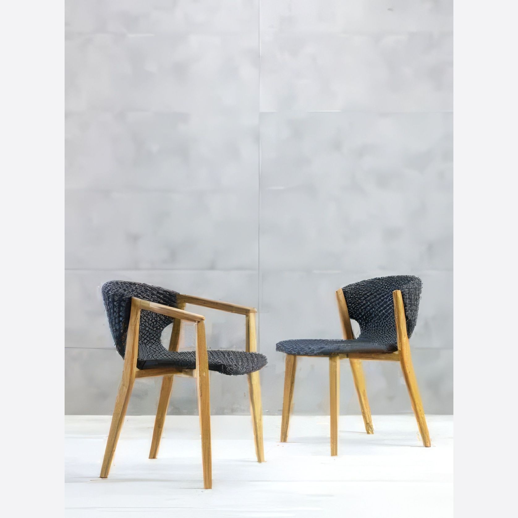 ETHIMO KNIT Dining Armchair gallery detail image