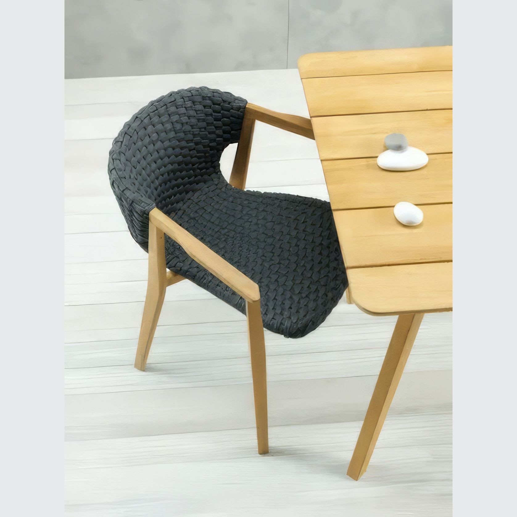 ETHIMO KNIT Dining Armchair gallery detail image