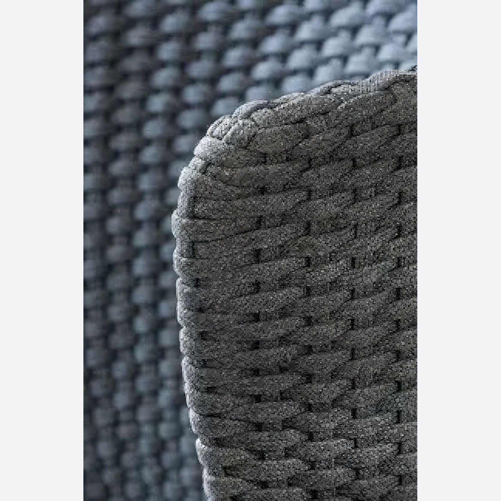 ETHIMO KNIT High-Back Lounge Armchair gallery detail image