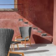 ETHIMO KNIT High-Back Lounge Armchair gallery detail image