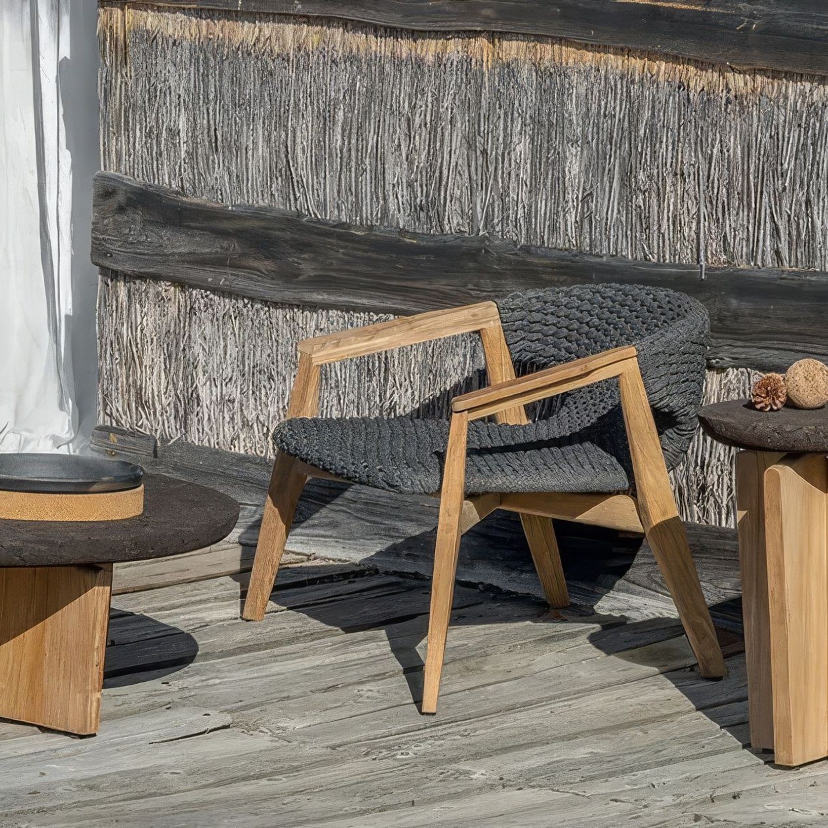 ETHIMO KNIT Lounge Armchair gallery detail image