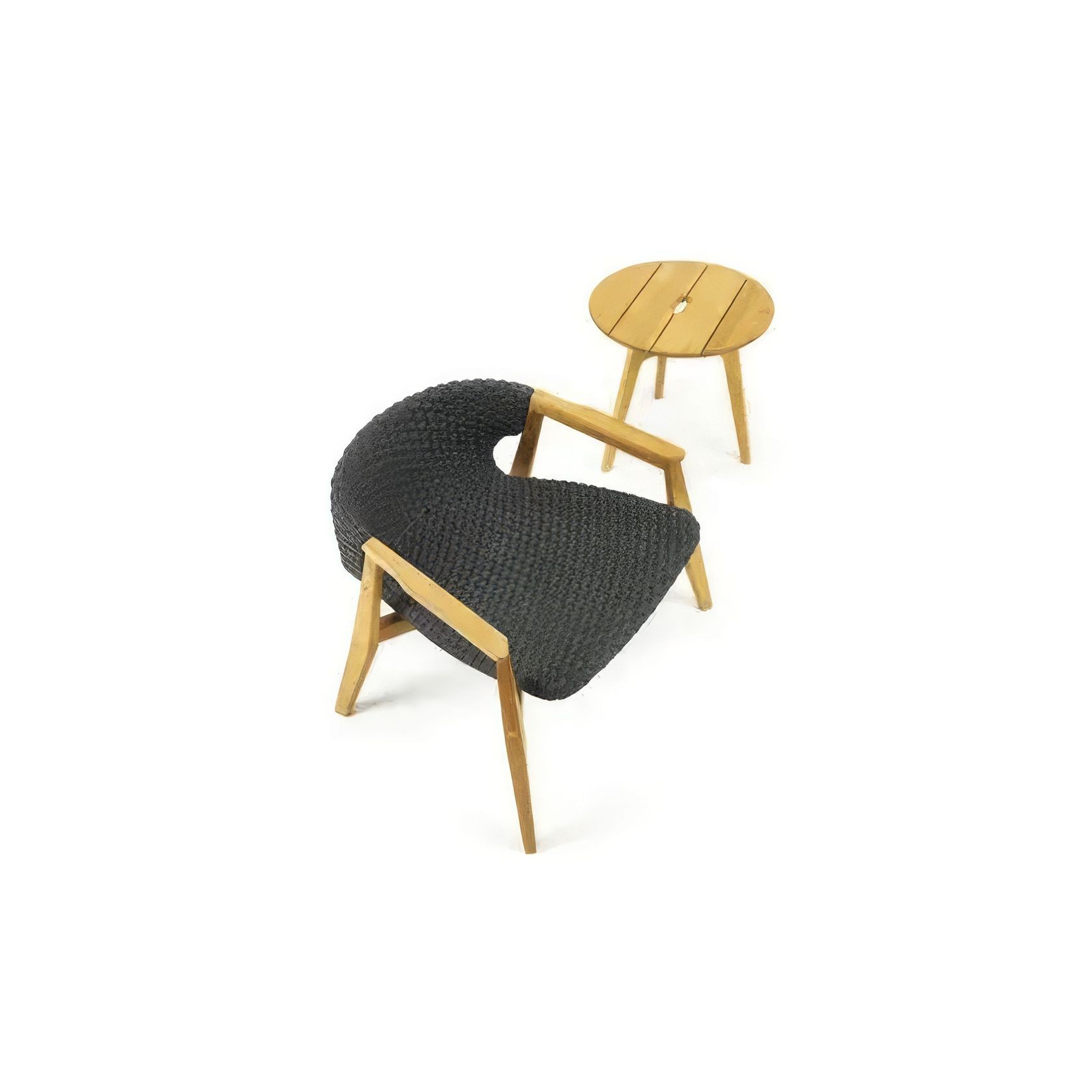 ETHIMO KNIT Lounge Armchair gallery detail image