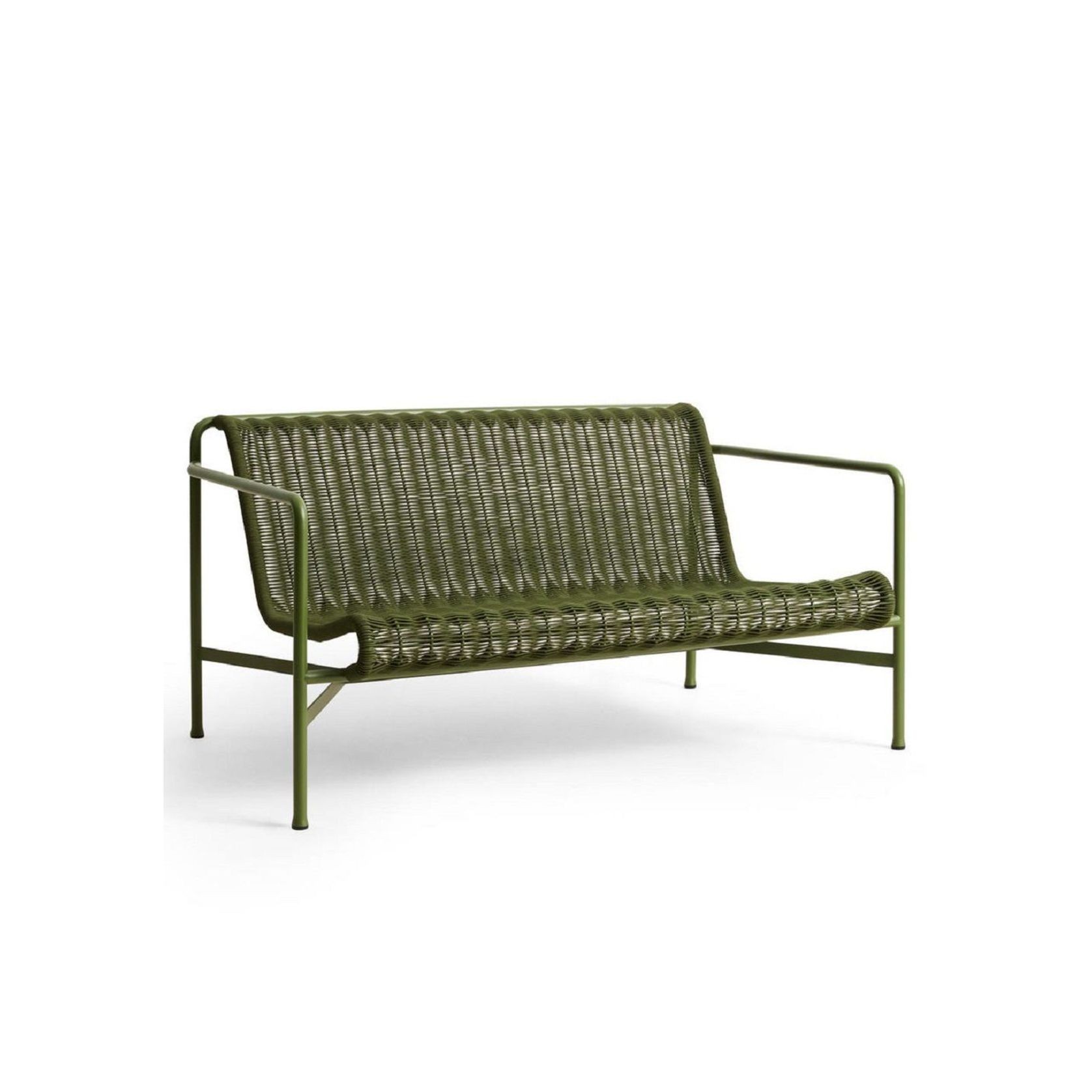 Palissade Cord Dining Bench with Armrest gallery detail image
