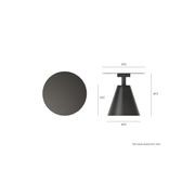 Corvo Outdoor Side Table - Black gallery detail image
