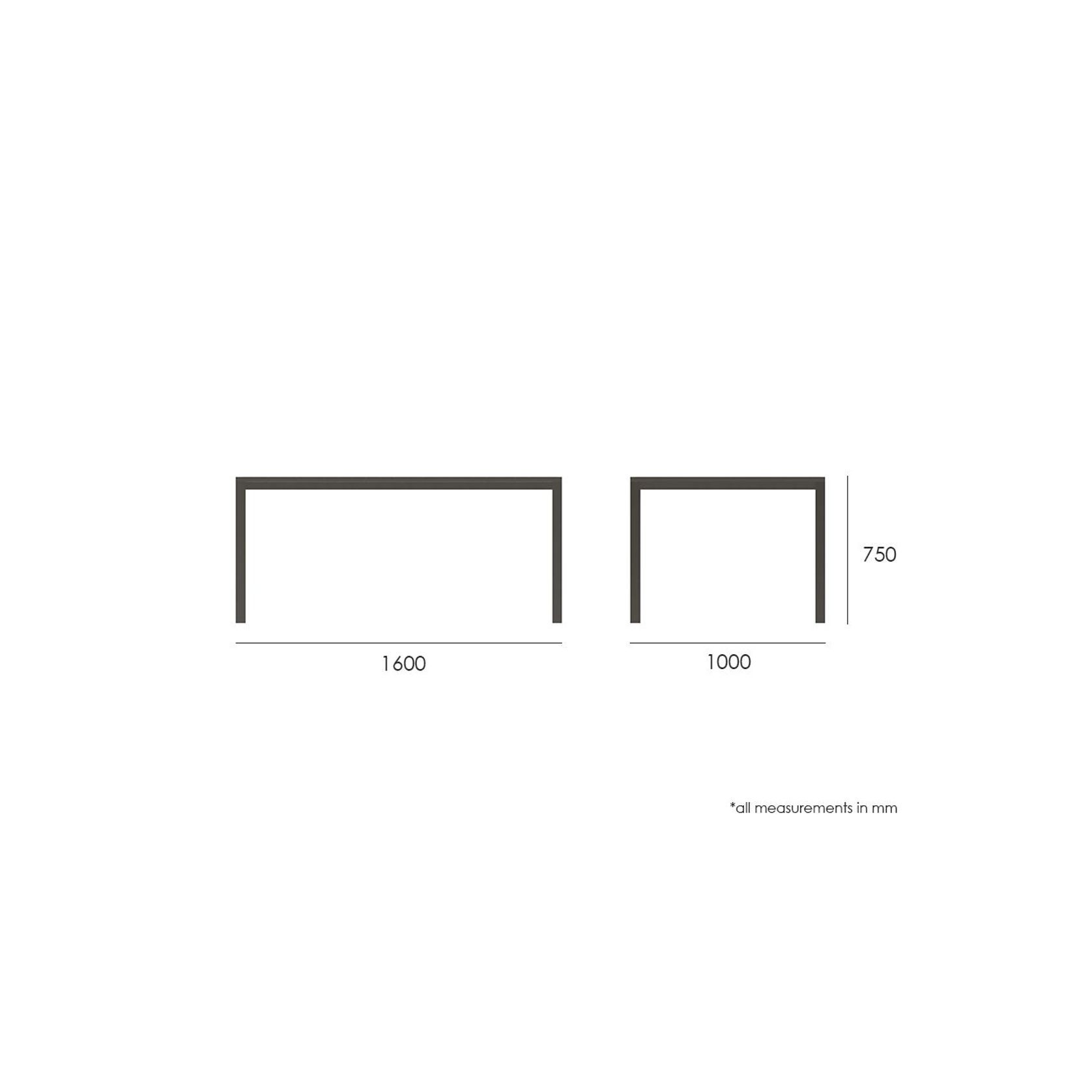 Halki Table - Outdoor - 160cm x 90cm - White gallery detail image