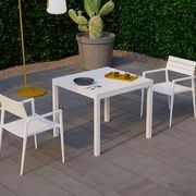 Halki Table - Outdoor - 90cm x 90cm - White gallery detail image