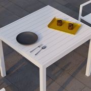 Halki Table - Outdoor - 90cm x 90cm - White gallery detail image