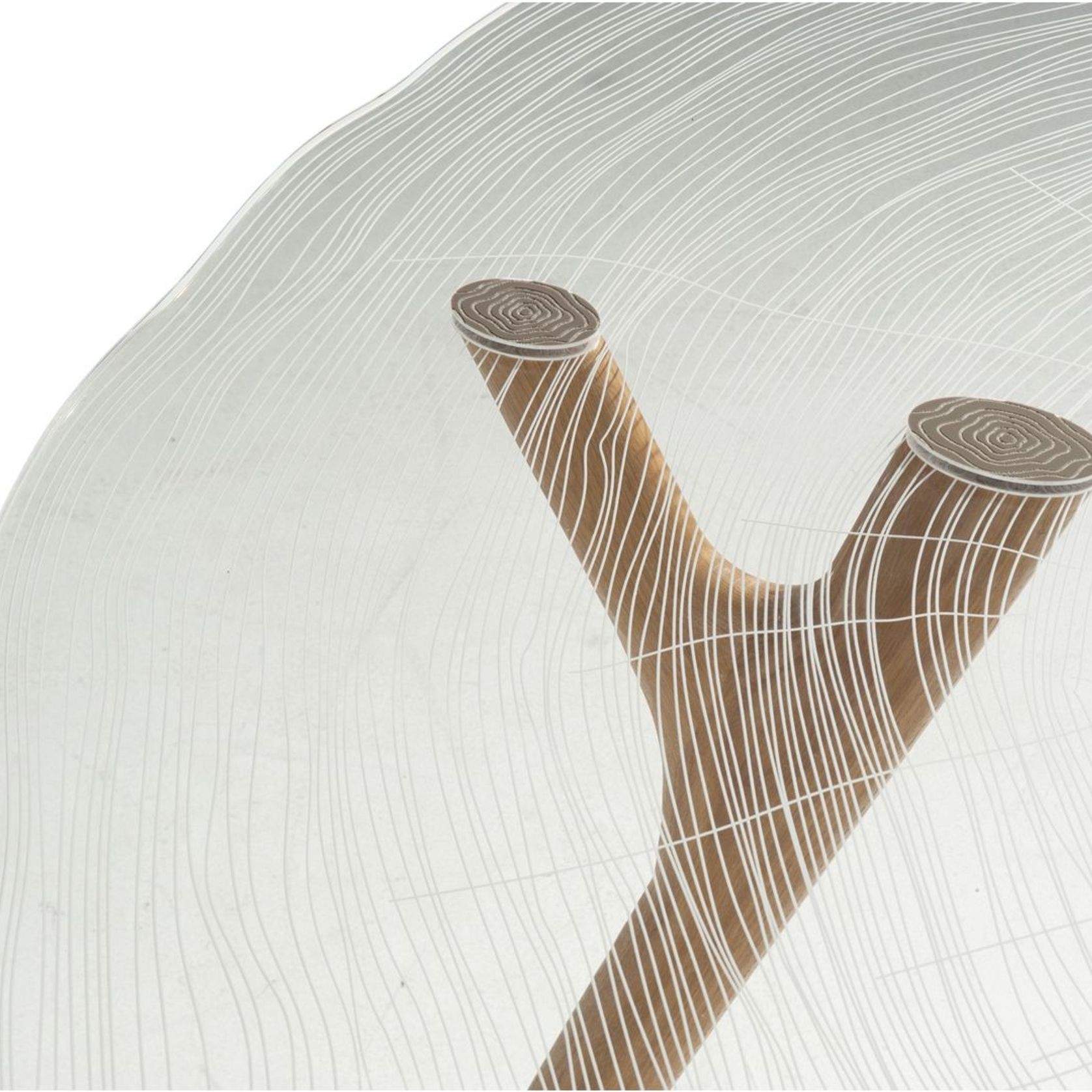 Plexiwood Outdoor Round Dining Table gallery detail image