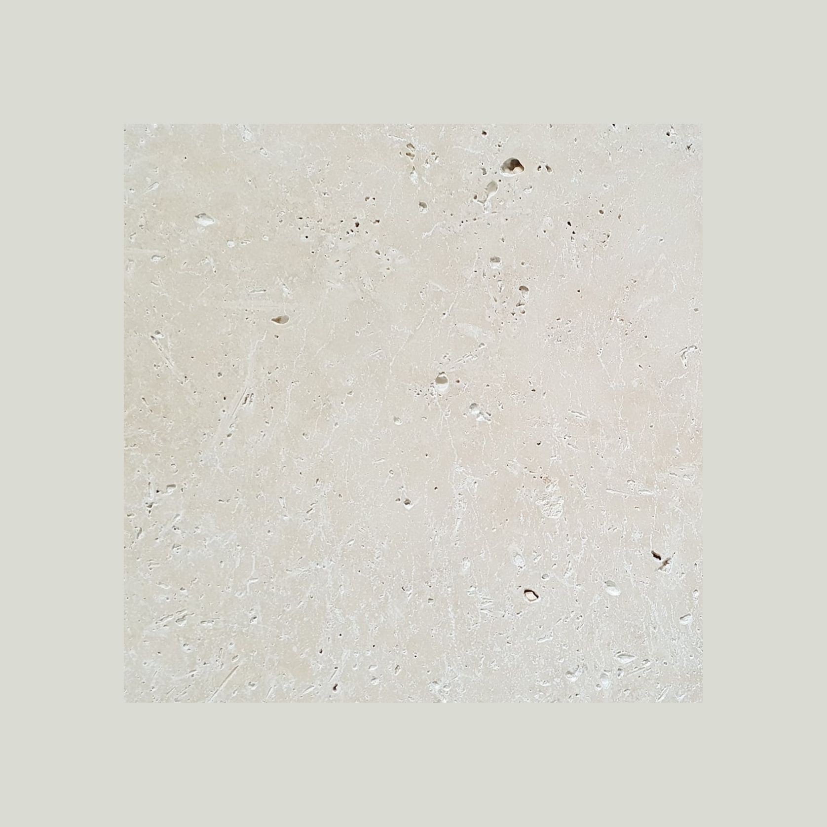 12mm Ivory Travertine Tiles - Tumbled & Unfilled gallery detail image