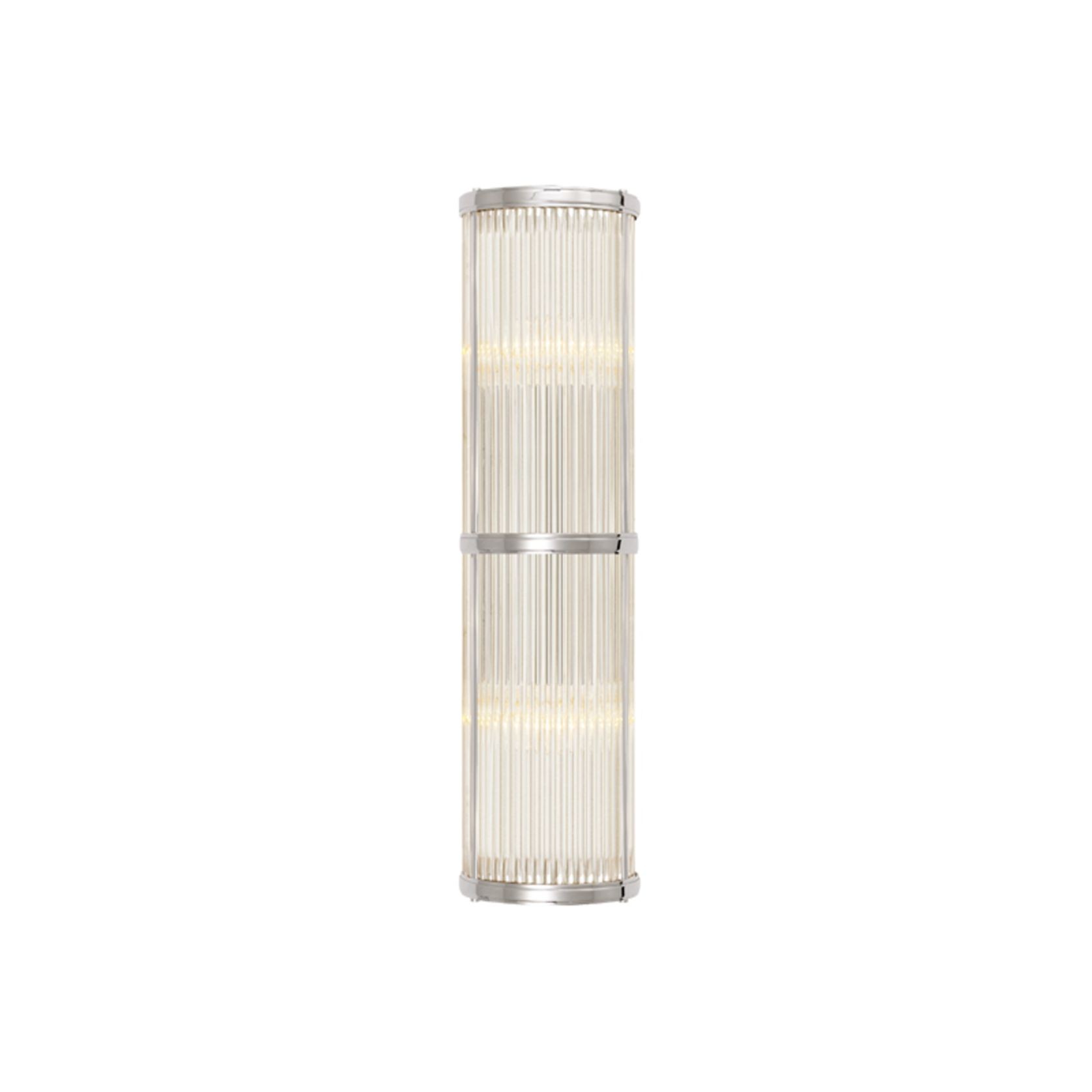 Allen Medium Linear Sconce – Nickel gallery detail image