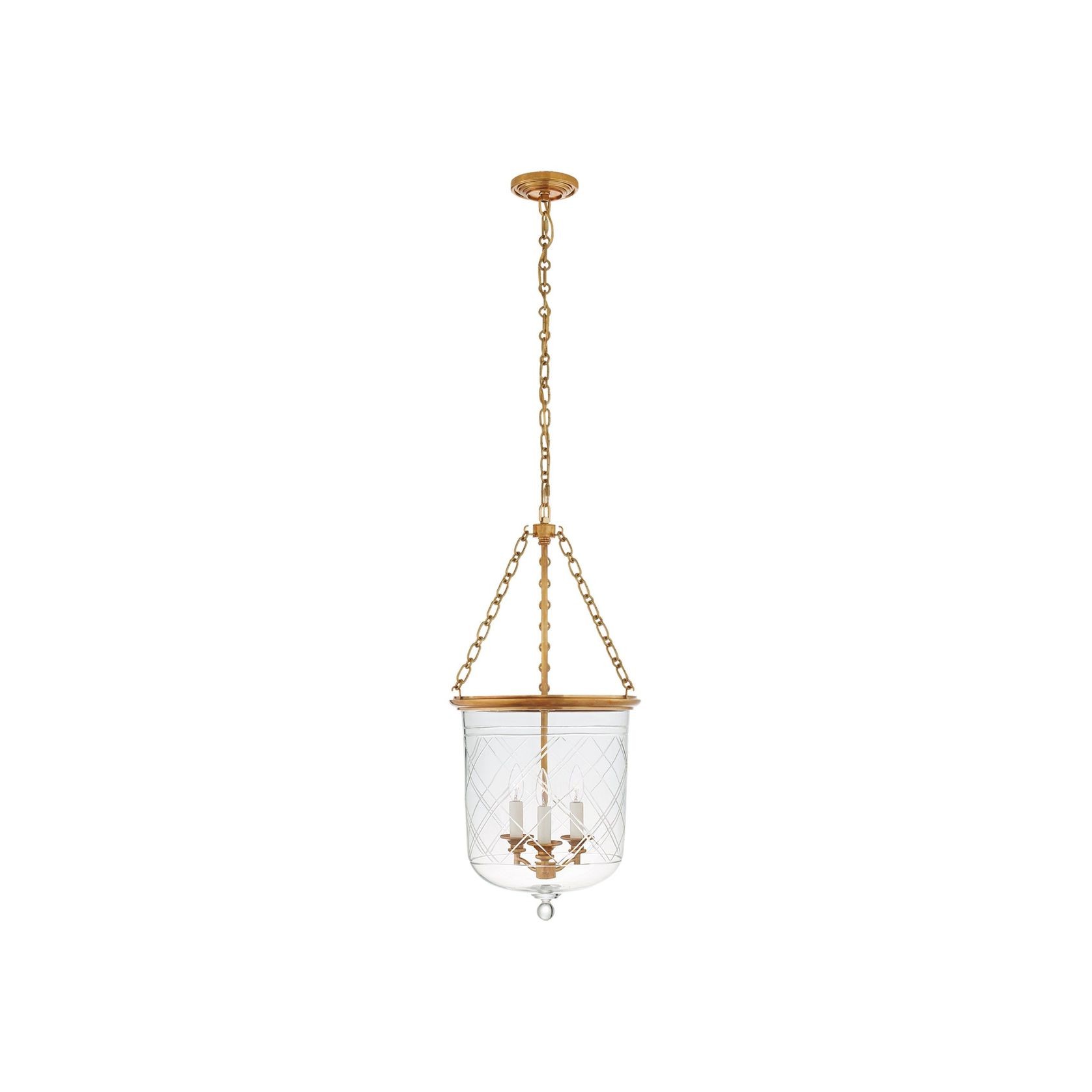 Visual Comfort Lauren Ralph Lauren Cambridge Medium Smoke Bell Lantern gallery detail image