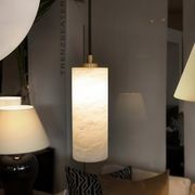 Pisa Pendant Small – 200mm – Alabaster gallery detail image