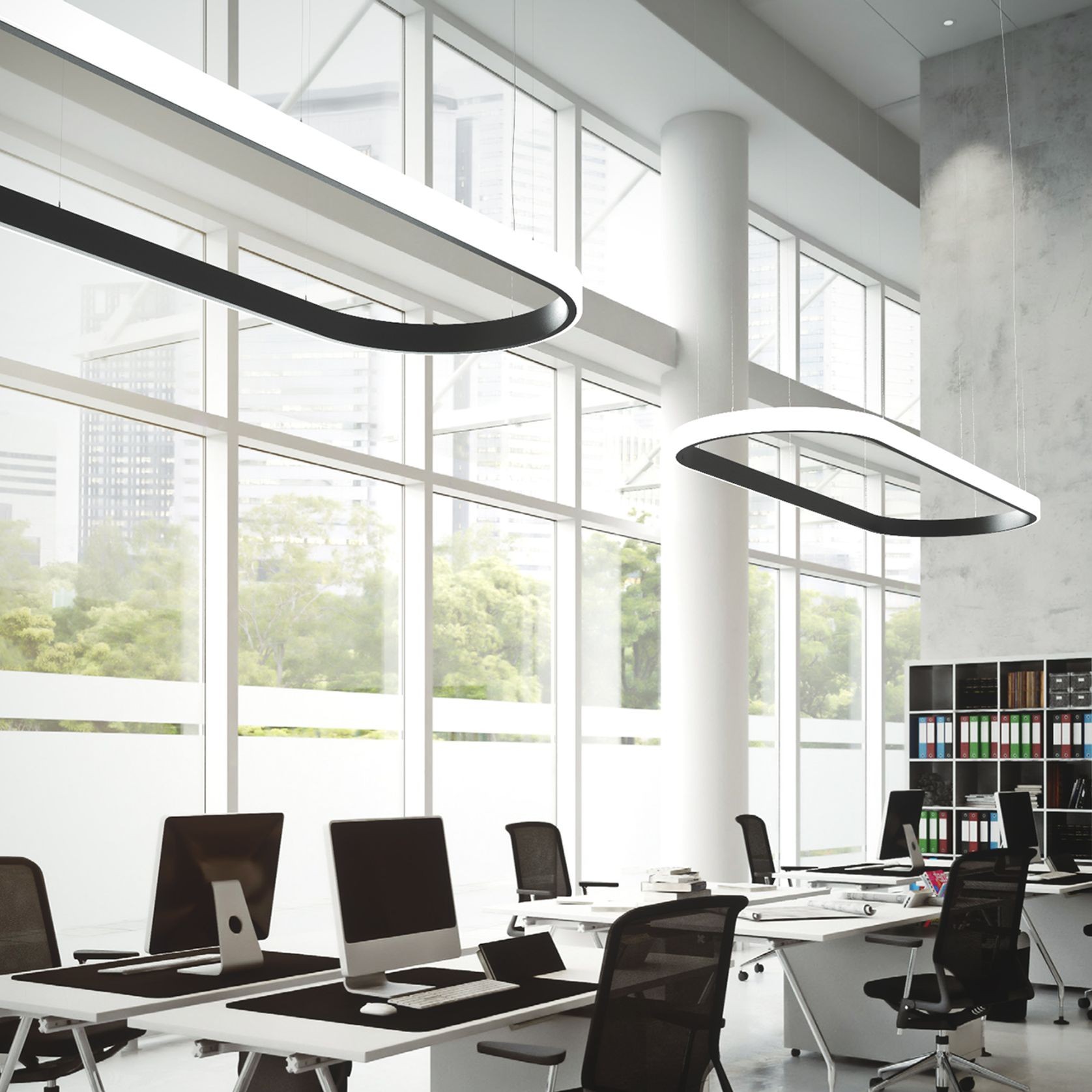 Oval Pendant Light Outside Light Distribution gallery detail image
