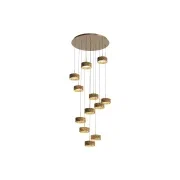 Couas Rough Textured Aluminum Pendant Light gallery detail image