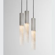Flume Alabaster 3lt Pendant Light gallery detail image