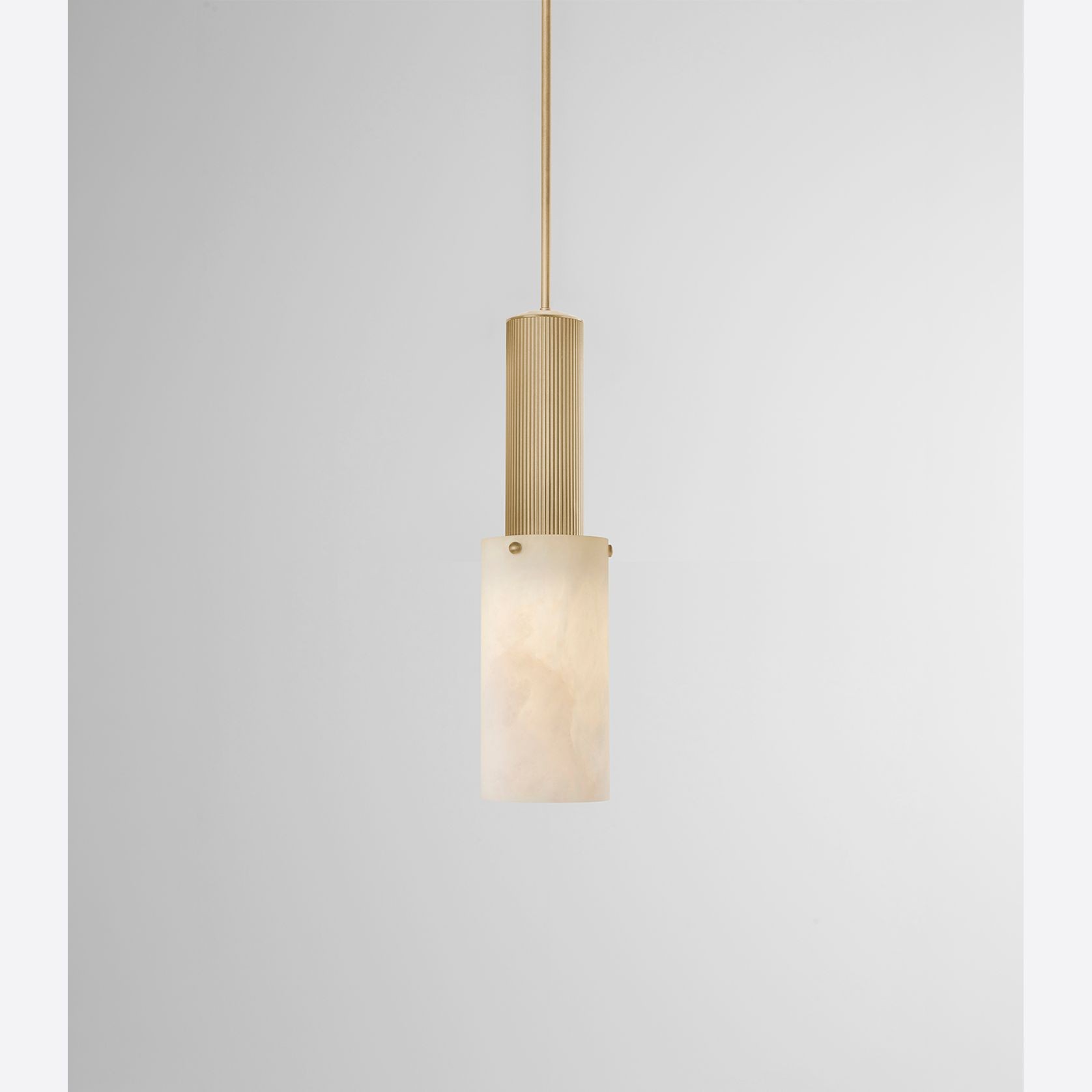 Flume Large Alabaster Pendant Light gallery detail image