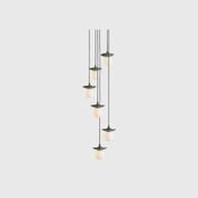 Orbit Stone 6lt Pendant Light gallery detail image