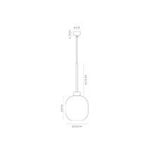 Parlour Lite Curve Pendant Light gallery detail image