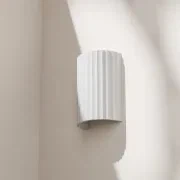 Munia Fluted Gypsum Customisable Light gallery detail image