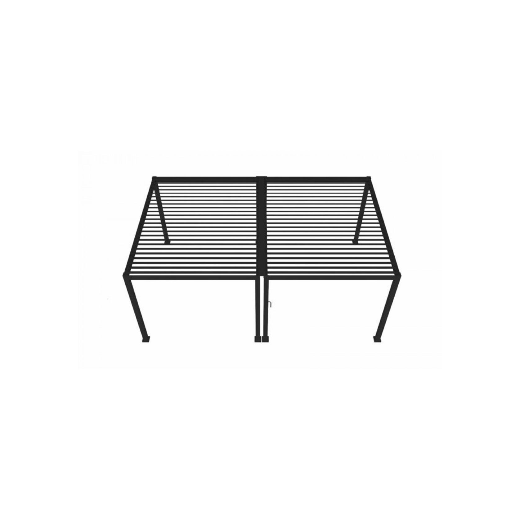 Louvred Pergola Louvre Roof Dark Grey | DTP-LR0406-GY gallery detail image