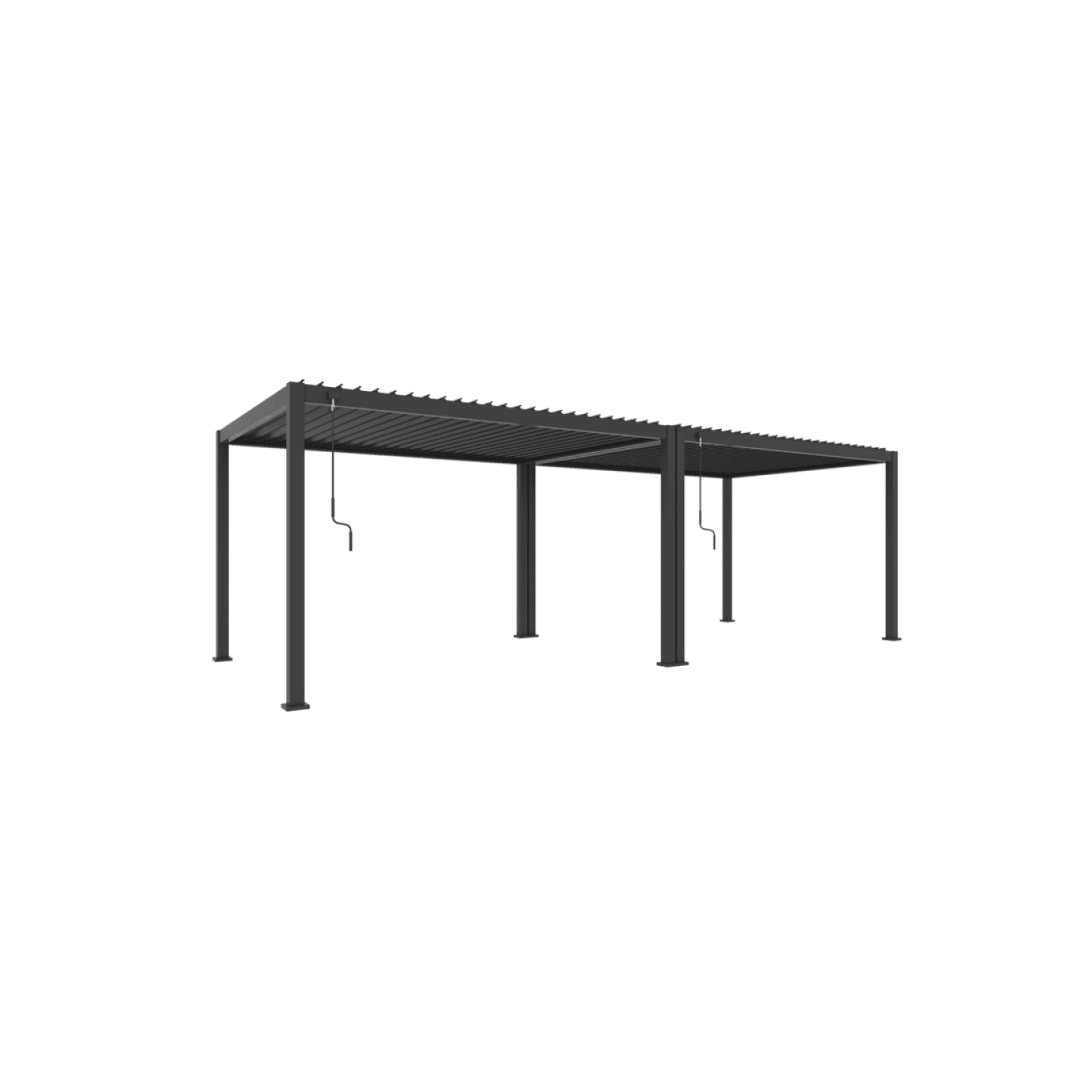 Louvred Pergola Louvre Roof Dark Grey | DTP-LR0307-GY gallery detail image