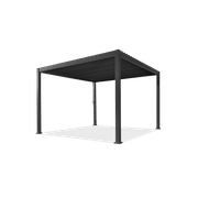 Louvred Pergola Louvre Roof Dark Grey | DTP-LR0303-GY gallery detail image