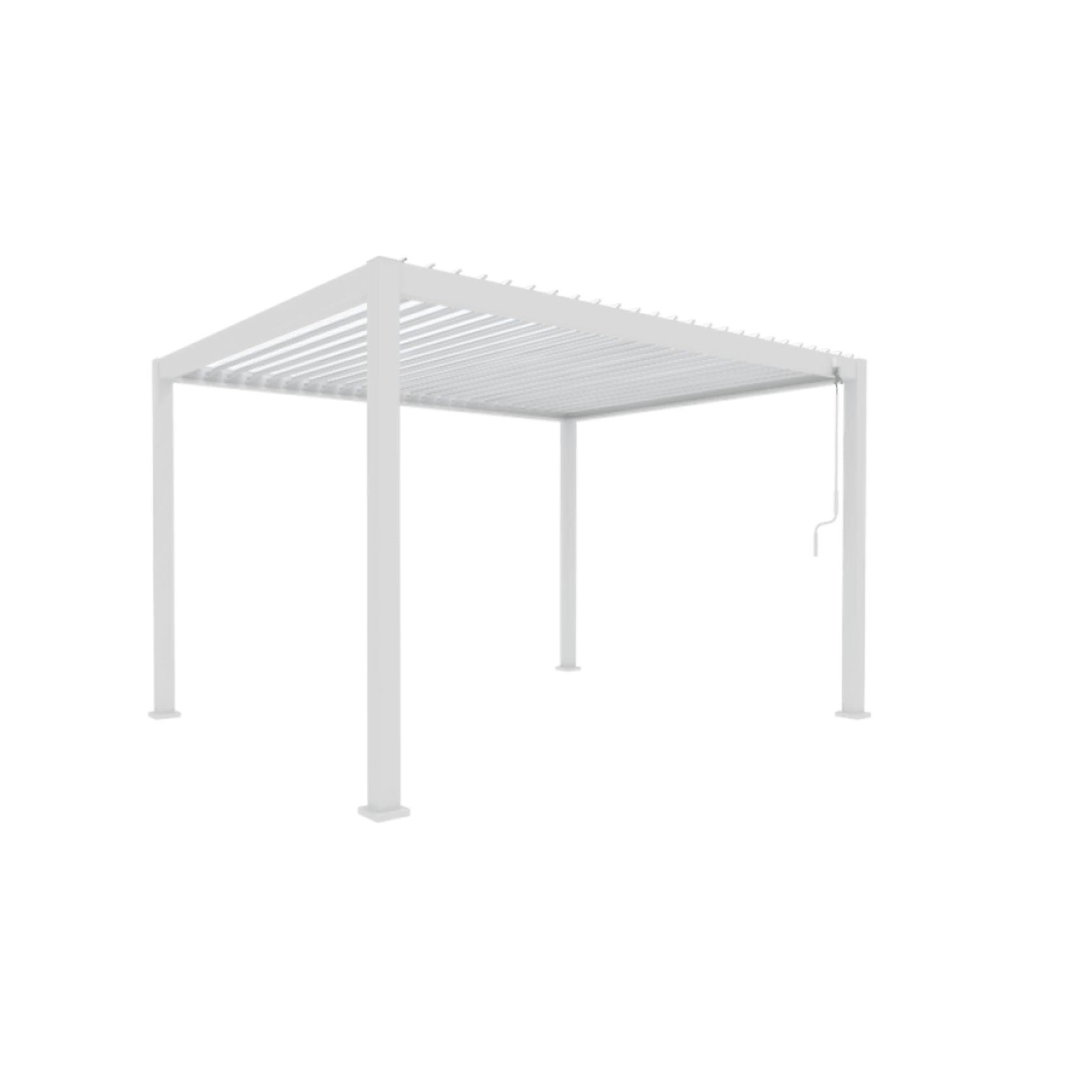 Louvred Pergola Louvre Roof White | DTP-LR0304-WH gallery detail image
