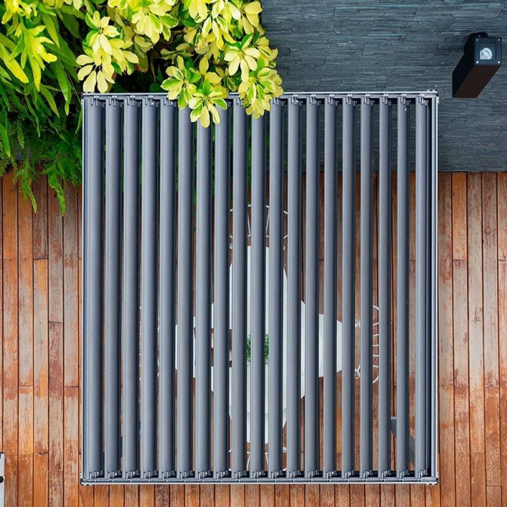 Louvred Pergola Louvre Roof Dark Grey | DTP-LR0304-GY gallery detail image