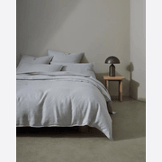 Ravello Pillowcase Pair - Silver | Standard, King or Euro Size gallery detail image