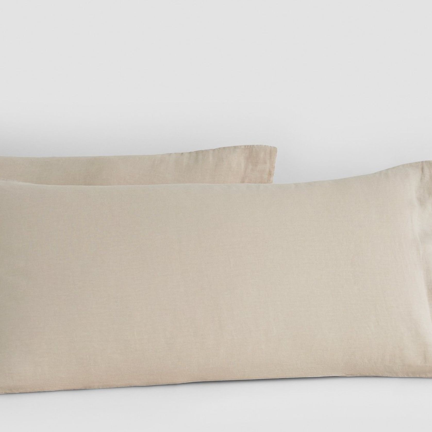 Belgian Linen King Pillow Cases (no flange) gallery detail image