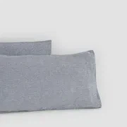 Linen Pillow Cases Stone Standard Pair gallery detail image