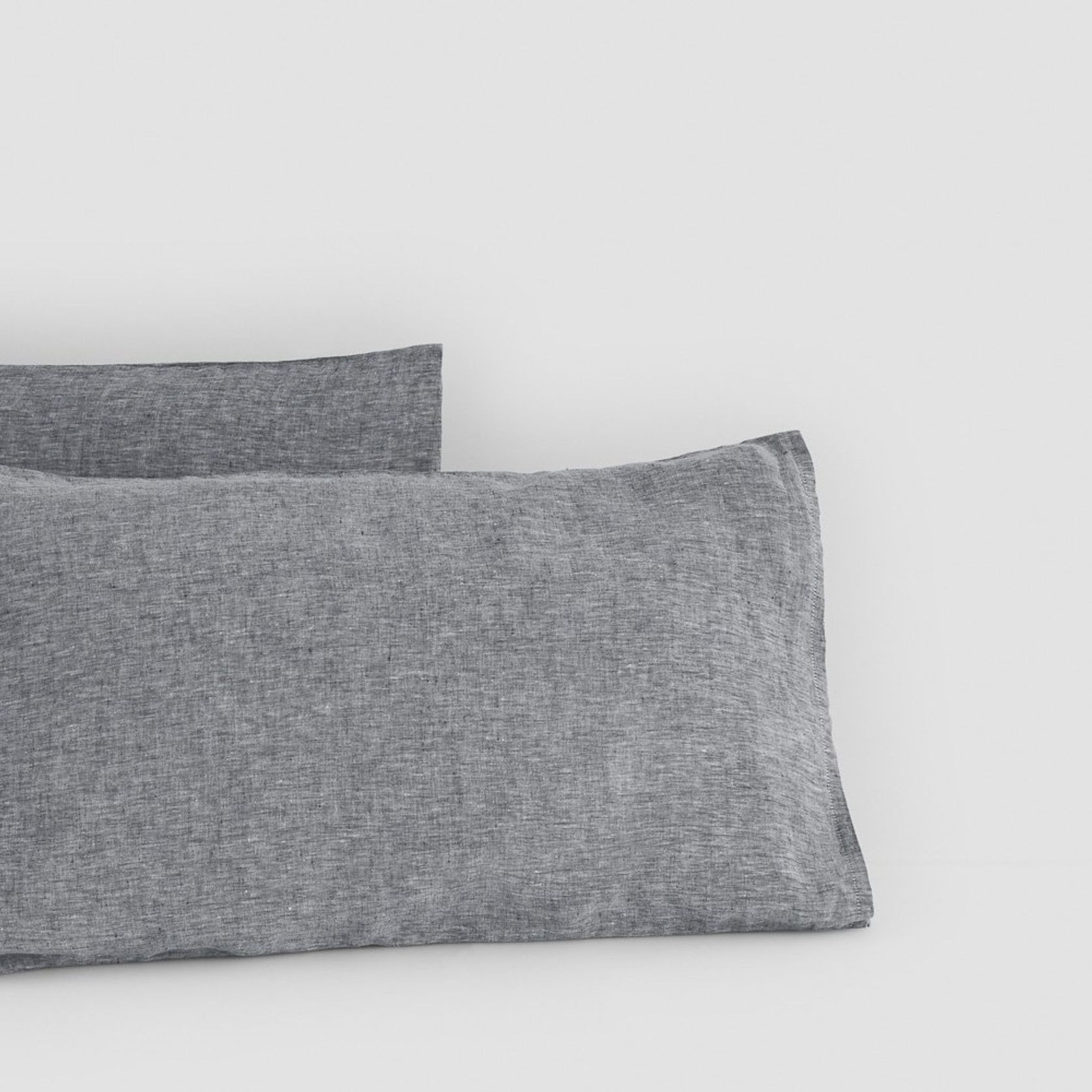 Belgian Linen King Pillow Cases (no flange) gallery detail image