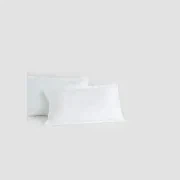 Linen Pillow Cases Stone Standard Pair gallery detail image
