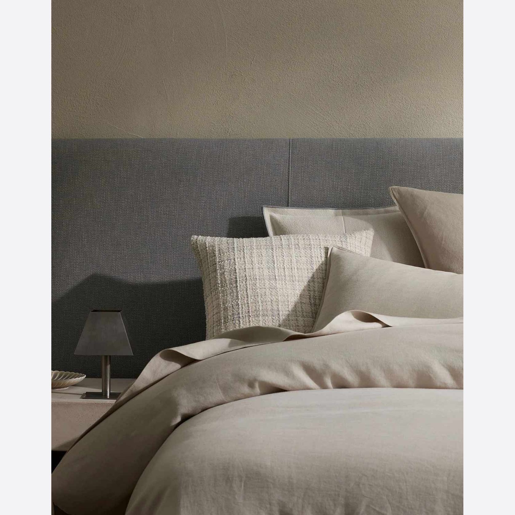 Ravello Pillowcase Pair - Bone | Standard, King or Euro Size gallery detail image