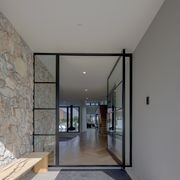 Steel Frame Glass Pivot Doors - Galvanised FPS50 gallery detail image