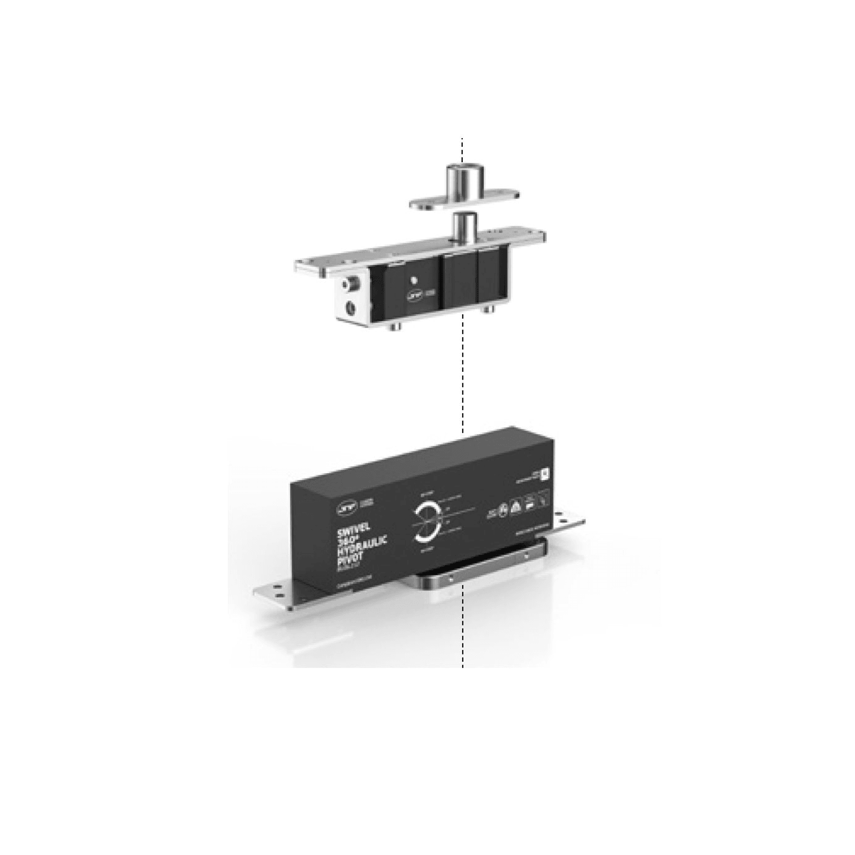 IN.05.212 HO Swivel Hydraulic Pivot set 360 Heavy Duty gallery detail image